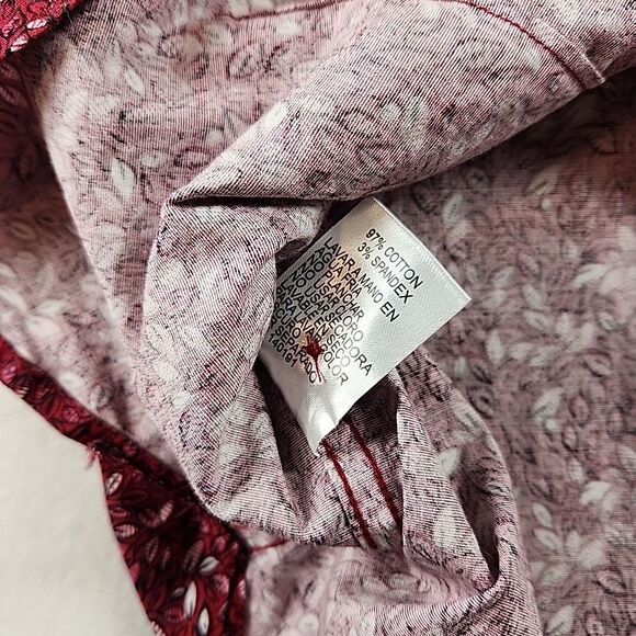 American Breed Smart Shirt  Men’s XL Short Sleeve Button Up Colorful Foliage - Picture 12 of 12